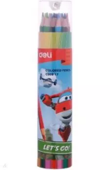 Карандаши цветные Super Wings, 18 цветов