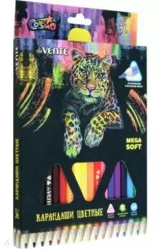 Карандаши цветные Trio Mega Soft, 36 цветов