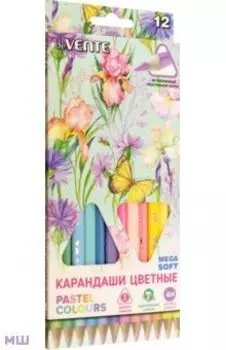 Карандаши цветные Triolino, 12 цветов