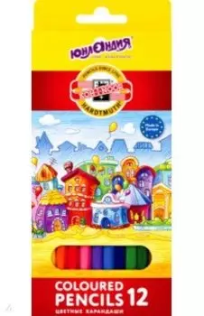 Карандаши "Домики", 12 цветов (3552012045KS)