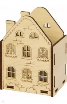 Карандашница Дом с трубой