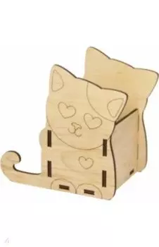 Карандашница-подставка Котик