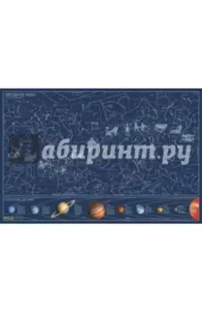 Карта звёздного неба. Светится в темноте