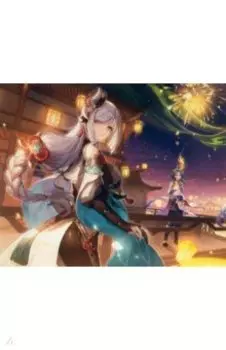 Картина для раскрашивания по номерам Геншин. Краски мимолетности