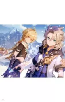 Картина для раскрашивания по номерам Геншин. Снежная тень