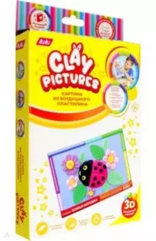 Картина из пластилина Божья коровка