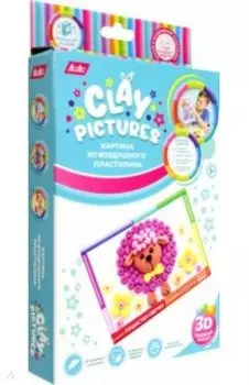 Картина из пластилина Пушистая овечка