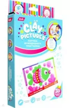 Картина из пластилина Яркая рыбка