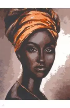 Картина по номерам Африканская женщина