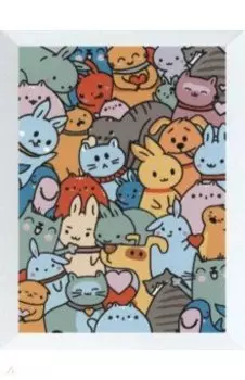 Картина по номерам Мультяшный паттерн