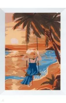 Картина по номерам Закат у моря