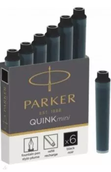 Картридж Quink mini Z17,черный, 6 штук