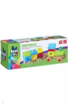 Каталка-конструктор "Паровоз малый" (TKB352/ВВ1503)