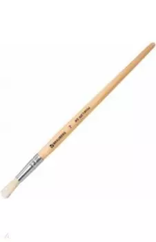 Кисть щетина №7, круглая (200198)