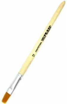 Кисть синтетика №12 плоская (С4164ш)