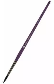 Кисть синтетика круглая для акварели и акрила №3