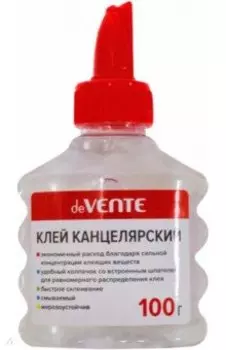 Клей канцелярский на водной основе, 100 г
