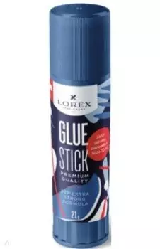 Клей-карандаш "PVP EXTRA", 21 г. (LXGSPVP-21W)