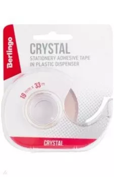 Клейкая лента, 19 мм, кристально-прозрачная