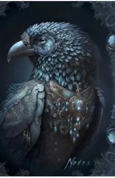 Книга для записей Фантастическая птица, 96 листов, А5, клетка