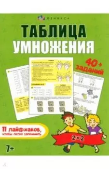 Книжка Таблица умножения
