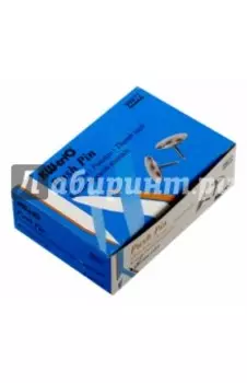 Кнопки канцелярские, 100 штук, диаметр 10,5 мм