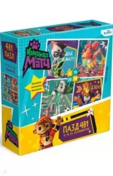 Команда Матч. Пазл 4в1. Лучшие друзья