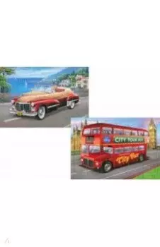 Комплект пазлов Автобус, Кабриолет