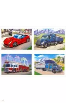Комплект пазлов Автомобили