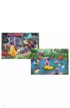 Комплект пазлов Белоснежка-Дюймовочка