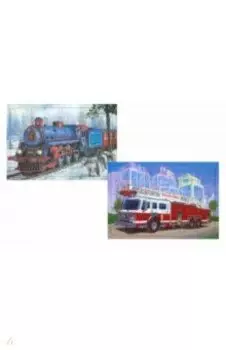 Комплект пазлов Сибирский экспресс. Пожарная машина