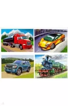 Комплект пазлов Транспорт