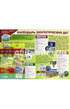 Комплект плакатов "Уголок юного эколога". 4 плаката А2. ФГОС