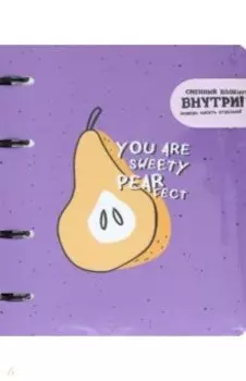 Комплект. Тетрадь и блокнот Fruits. Груши, 80 + 80 листов, клетка