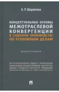 Концептуальные основы межотраслевой конвергенции в судебном производстве по уголовным делам. Моногр.