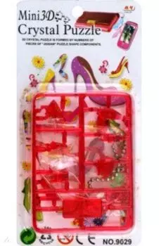 Конструктор 3D Christal Mini Туфля- брелок