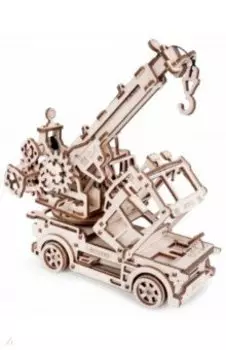 Конструктор 3D деревянный Кран ЛТ-18С