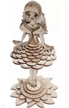 Конструктор 3D деревянный подвижный Дюймовочка