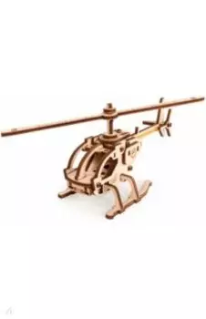 Конструктор 3D деревянный Вертолет Робинзон