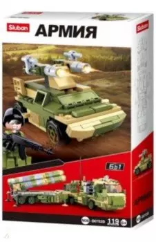 Конструктор Армия. Боевая машина, 119 деталей
