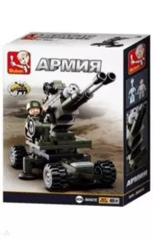 Конструктор Армия. Зенитная установка, 94 детали