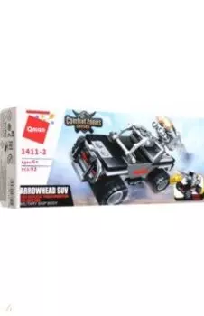 Конструктор. Боевая техника. 2в1. Внедорожник с пусковой установкой или пушка