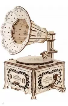 Конструктор деревянный 3D Граммофон