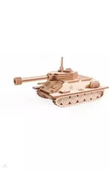 Конструктор деревянный Танчик Т-34