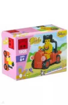 Конструктор Девочка в автомобиле, 34 детали