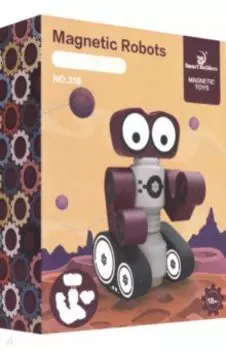 Конструктор магнитный "Робот" (318j)