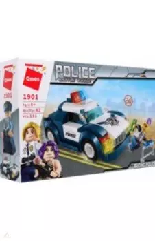 Конструктор Police, 111 деталей, 2 фигурки