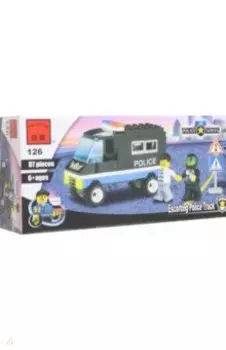 Конструктор Police Truck, 87 деталей