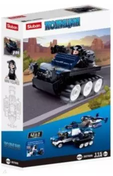 Конструктор Полиция. Полицейский вездеход, 115 деталей