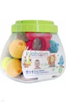 Конструктор с бусинами-животными, 21 предмет